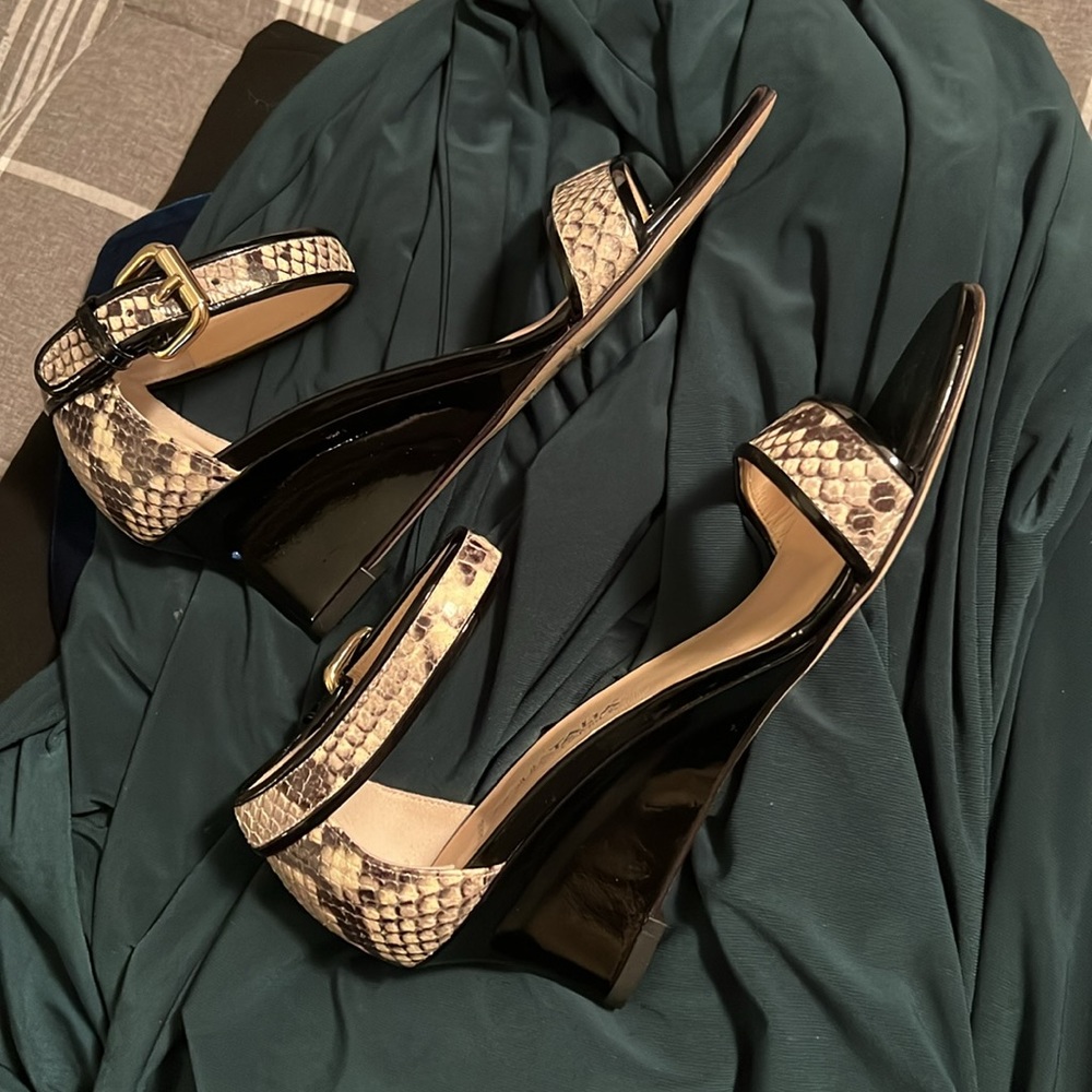 NWT Aquatalia wedge sandals sz 6.5 - Picture 8 of 8